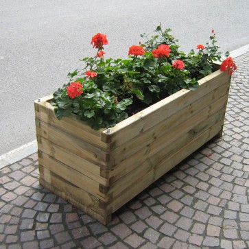 Fioriera in legno LINEA PROFESSIONALE 150x50x45,5 h cm con Rivestimento