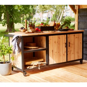 Mobiletto Cucina da Esterno 190 x 57 x 88 h. cm