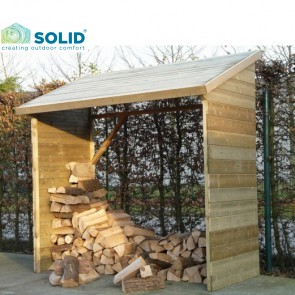 Legnaia da esterno  208 x 97 x 215 h. cm in legno trattato