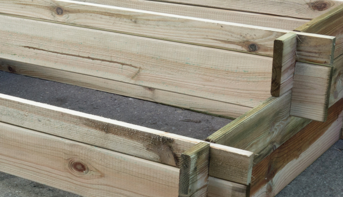 Trattatamento in Autoclave Orto Rialzato