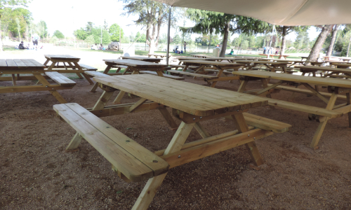 Mangiare all'aperto tavoli picnic Mangiare all'aperto tavoli picnic