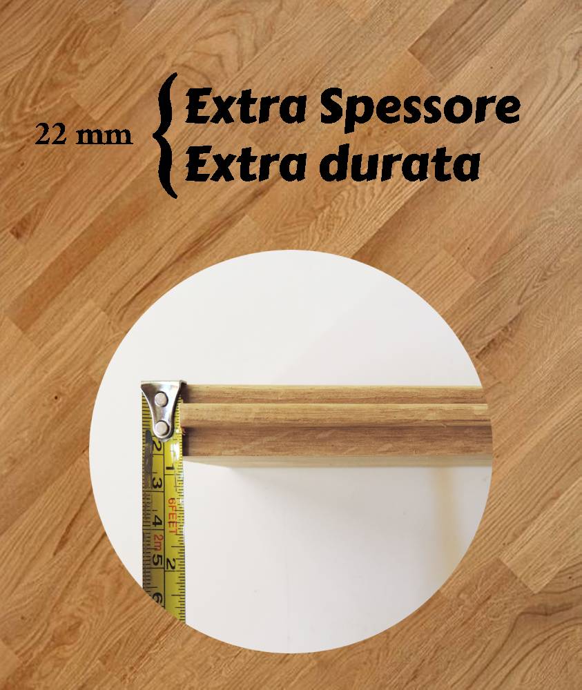 Parquet extra spessore Parquet con spessore extra di 2,2 cm