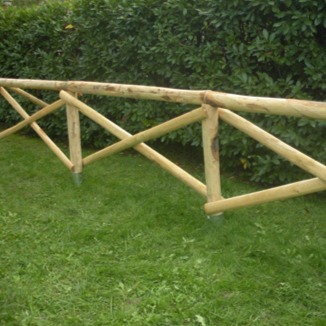 Staccionata in legno croce Staccionata in legno croce