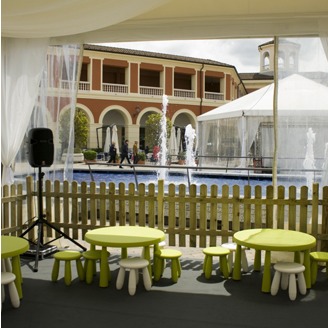 Steccato in legno a pannelli Steccato in legno a pannelli