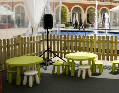 Steccato in legno rialzato Steccato in legno rialzato