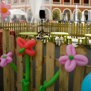 Steccato in legno rialzato Steccato in legno rialzato